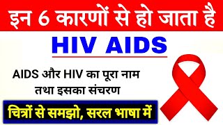 hiv aids kaise hota hai  aids ka full form  hiv ka full form  causes of aids  HIV AIDS ke karan [upl. by Siurtemed]