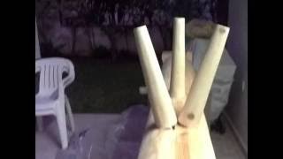 Building a WingChun Wooden Dummy [upl. by Imoyn]