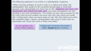 GRE Analytical Writing  Generating Points for the Argument Essay  II [upl. by Marcell974]