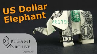 Dollar Origami Elephant [upl. by Davida]