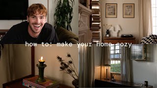 5 COZY HOME TIPS FOR ANY BUDGET IN 2023 decor lighting textiles scents art and more [upl. by Ennylcaj642]