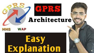 Mobile Computing Lecture   GPRS Architecture EngHindi [upl. by Ollehto796]