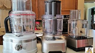 Ultimate Food Processor Review Part II Cuisinart KitchenAid Proline amp Breville Sous Chef [upl. by Giwdul]