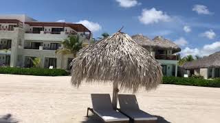 Secrets Cap Cana Beach Preferred Club Swim Out Suites Area [upl. by Eirehs]