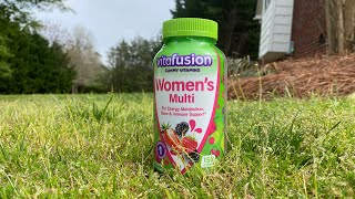 Vitafusion Womens Multivitamin Gummies REVIEW [upl. by Retniw]