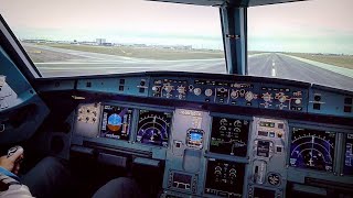 A320neo COCKPIT Pushback Taxi and Take Off from Copenhagen Airport on SAS Scandinavian Airlines [upl. by Brabazon]