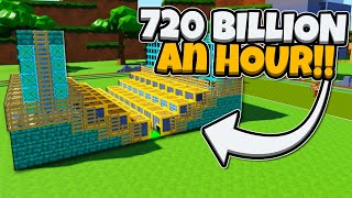 BEST AQUA FARM  Block Tycoon ROBLOX [upl. by Uri]