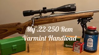 My Previous 22250 Remington Varmint Handload [upl. by Netnerb]