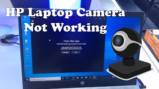 How To Fix HP Laptop Camera Not Working In Windows 10 [upl. by Eahs]