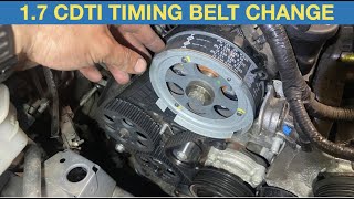 Vauxhall  Opel 17 CDTI Timing belt change 2015 Mokka [upl. by Ettennahs269]