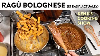 Ragù Bolognese is Easy Actually  Kenjis Cooking Show [upl. by Bamford]