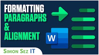 How to Format Paragraphs and Alignment in Microsoft Word 2021365 [upl. by Manley]