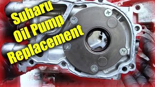 Subaru Oil Pump Replacement [upl. by Ahnavas]