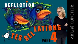 Tessellations Part 4 REFLECTION tessellations How to design a tile [upl. by Noleta]