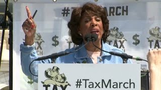 Rep Waters leads impeach Trump chant [upl. by Ikkir774]