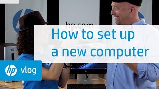 Set Up a New Computer HP How To For You  HP Computers  HP Support [upl. by Rebba]