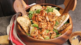 Blackened Shrimp Caesar Salad [upl. by Notniv]