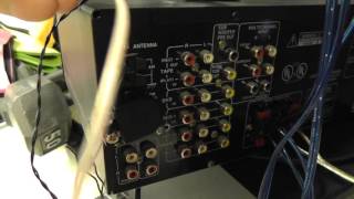 how to hook up wire FM antenna to 75 ohm plug [upl. by Georgeanne440]