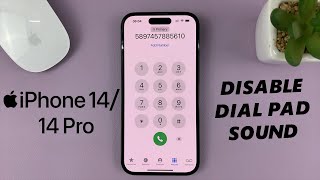 iPhone 1414 Pro How To Disable Mute Dial Pad Sound [upl. by Gord945]