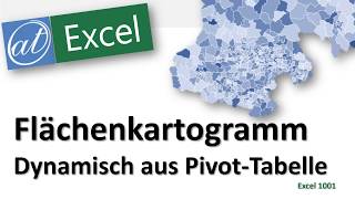 Flächenkartogramm aus PivotTabelle erzeugen  Excel [upl. by Saxena]