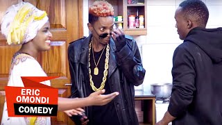 Eric Omondi  A normal Congolese Conversation in a home  LATO MILK [upl. by Walt]