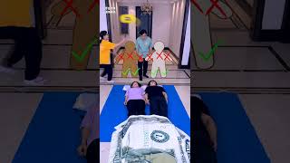 Double Blanket Challenge So Fun Quickly Ask Family And Friends To Play Funnyfamily Partygames [upl. by Eclud]