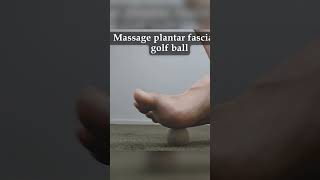 Plantar Fasciitis Massage with a Golf Ball INSTANT PAIN RELIEF [upl. by Reseda]