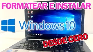 Cómo FORMATEAR tu PC e INSTALAR Windows 10 desde USB [upl. by Bissell251]