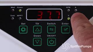 Spitfire Solar Pump  Controller Functions Quick Guide [upl. by Nomis]