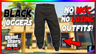 NO MOC Easiest Method On How To Get Black Joggers In Gta 5 Online 159 NO TRANSFER GLITCH [upl. by Sisson513]