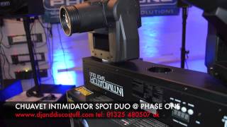 Chauvet intimidator spot duo  Phase one dj store [upl. by Lerej]