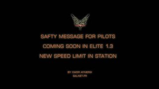 Elite Dangerous  Vitesse limitée en station [upl. by Caye]