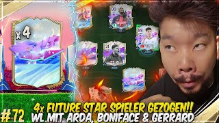 WIR ZIEHEN 4x FUTURE STAR SPIELER 🔥🔥 WL MIT ARDA GÜLER BONIFACE PINA UND MEHR 😮 EAFC 24 RTG72 [upl. by El86]