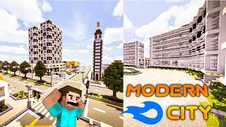 How To Download Modern City In Minecraft Pe in 117। Modern City Download in Minecraft Pe। Hindi [upl. by Alinoel]