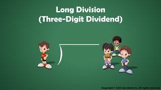 Long Division ThreeDigit Dividend  OneDigit Divisor [upl. by Lazor124]