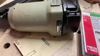 repairing gaskets for a Porter Cable FC350A framing nailer [upl. by Antonella]