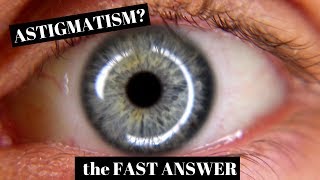 Astigmatism Explained in One Minute [upl. by Hessler]