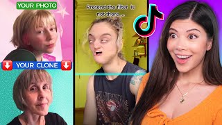 Trying Dumb Tik Tok Trend Filters [upl. by Alegnaoj]