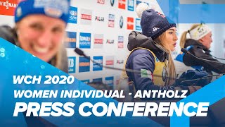 Antholz 2020 Women Individual Press Conference [upl. by Annor]