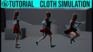 UE4 Cloth Simulation Tutorial [upl. by Eremihc386]