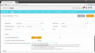 Advanced Matter Settings  CosmoLex Support [upl. by Secrest]