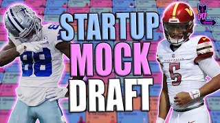 UPDATED DYNASTY STARTUP MOCK DRAFT Superflex  TE Prem  2024 Dynasty Fantasy Football [upl. by Isac]