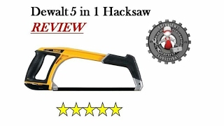 Dewalt 5 in 1 Hacksaw Review and how to use it DWHT20547L [upl. by Ellesij183]