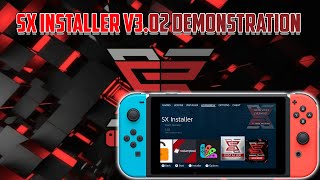 SX Installer V302 Demonstration on Nintendo Switch 【1080p 60fps】 [upl. by Wallie]