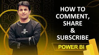 105 What is Comment Share amp Subscribe in Power BI Reports  Power BI Tutorial for Beginners [upl. by Skilken87]