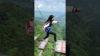 Funny And Exciting CollectionBungee Jumping With Rope In Beautiful Placefunny bungee [upl. by Bennink]