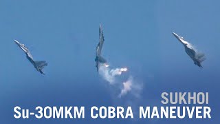 Sukhoi Su30MKM Cobra Maneuver – AIN [upl. by Tremain475]