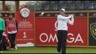 Francis Valera sur le parcours de lOmega European Masters [upl. by Nylyaj177]