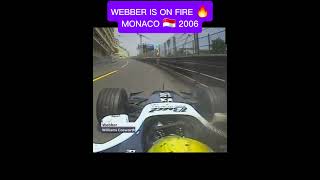 WEBBER ON FIRE 🔥 v8 formula1 f1onboard [upl. by Siva]