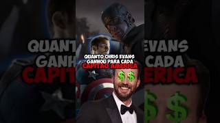 Quanto Chris Evans ganhou para cada capitao america shorts chrisevans capitãoamerica [upl. by Aititel125]